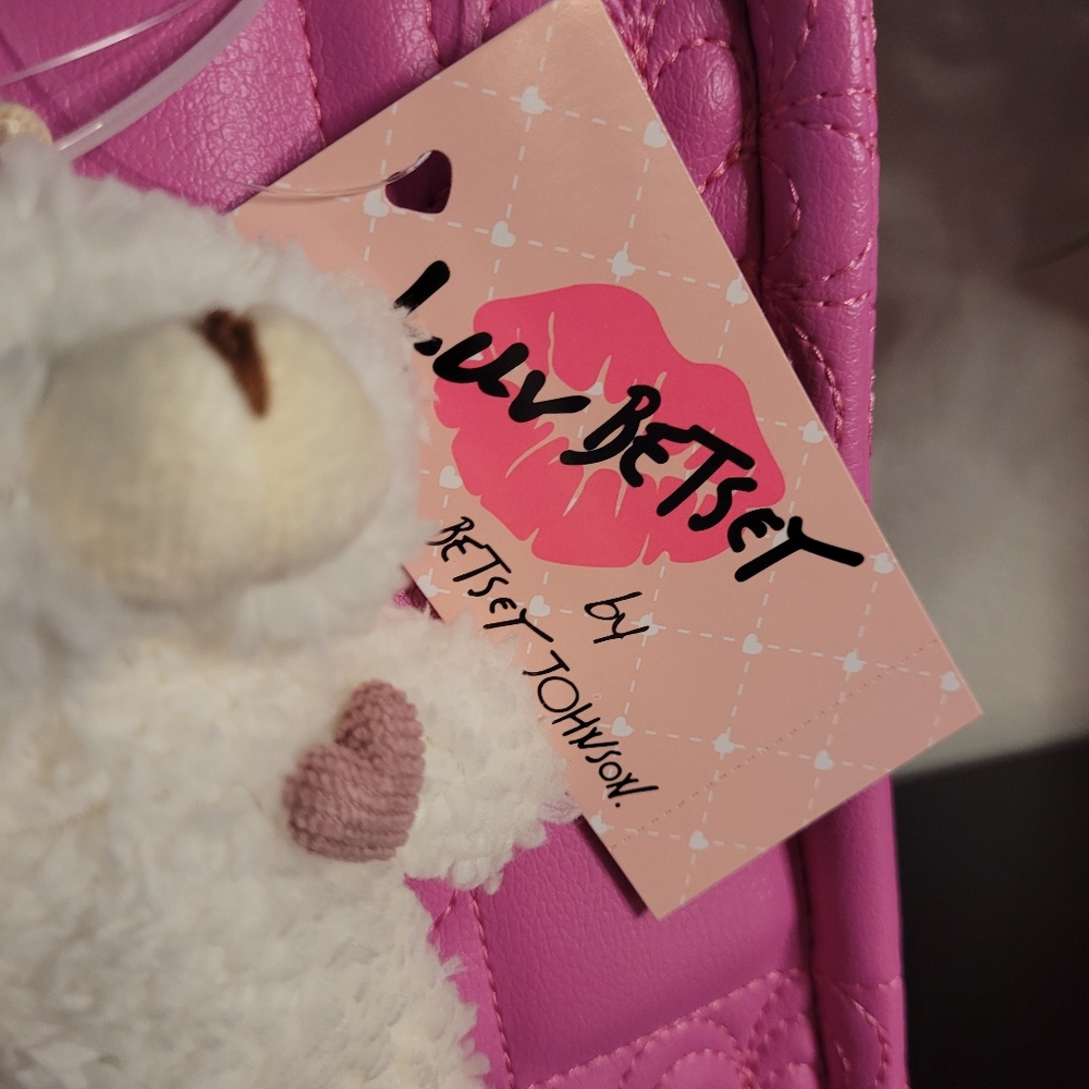 Betsey Johnson  Pink Tote Bag - Picture 3 of 11